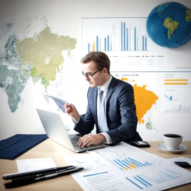 国際税務最適化を象徴するグローバルなイメージ